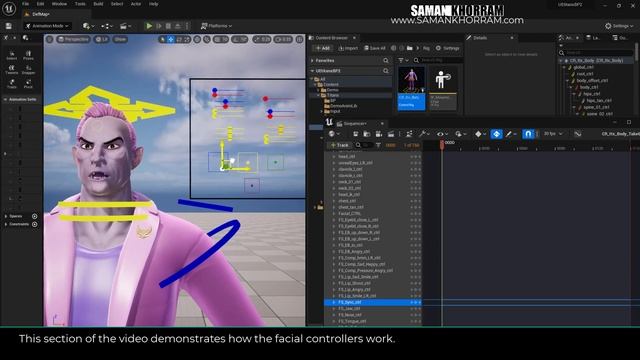 UE5 characters guides, Control Rig for the body and face смотреть онлайн
