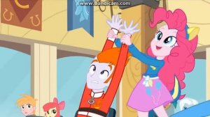 Девушки эквестрии " Песня в столовой" - карусель