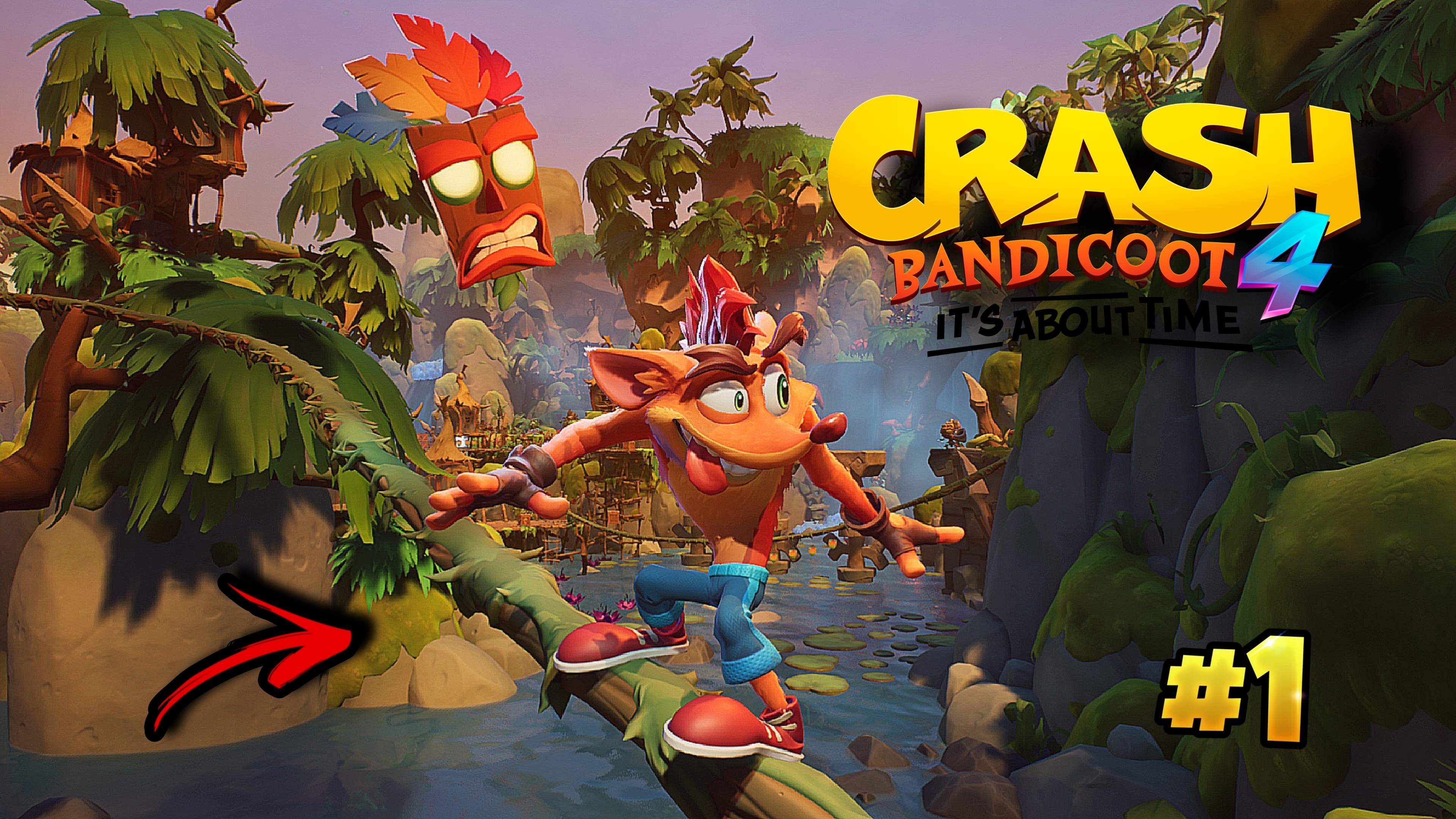 CRASH BANDICOOT 4™ : it's about time. ПРОХОЖДЕНИЕ ИГРЫ. ЧАСТЬ 1 ⭐💯 смотреть онлайн