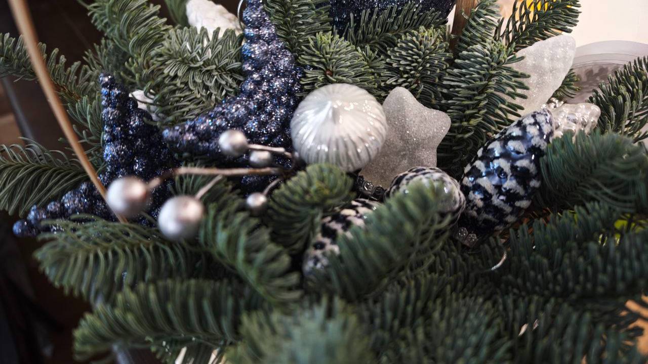 Новогодняя композиция своими руками смотреть онлайн