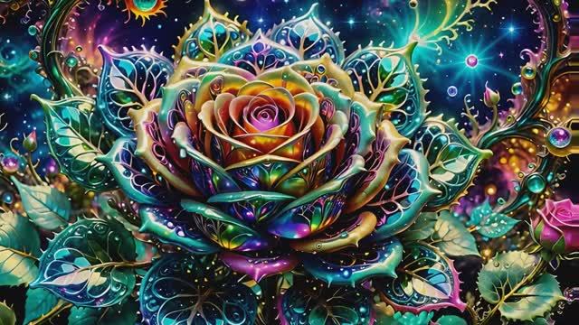 AI Manifest Interstellar Trip - Neural Visualization [4K 2024 Chills Visuals]