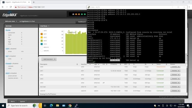 VLANs between EdgeRouter X and other Managed switch смотреть онлайн