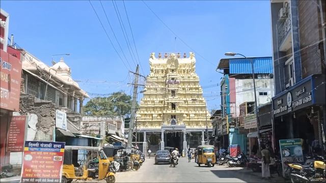 RAMESHWAR TEMPLE, WEST ENTRANCE, RAMESHWARAM смотреть онлайн