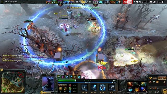 Dota 2 - MidOne [Razor] Mid Lane - Rampage with Invoker Build - Dota 2 Highlights смотреть онлайн