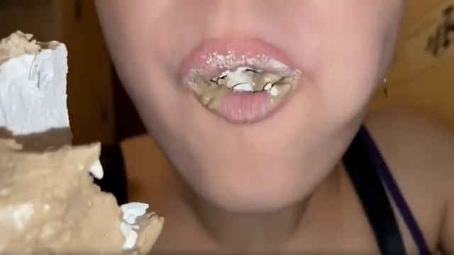 ASMR/Chalk/Хруст/Мел в глиняной пасте №3