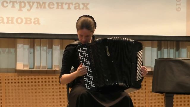 РОСЛЯКОВА София (баян) Новосибирск.  Конкурс имени Романова-2019 I тур