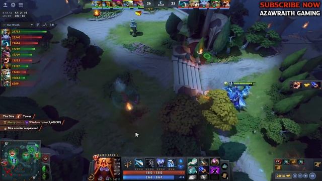 WTF 3 Second AOE Shadow Strike Cooldown LEVEL 30 Giant Ring Queen of Pain Dota 2 смотреть онлайн