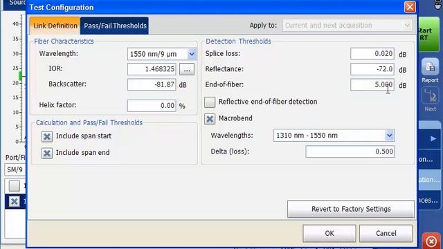 EXFO OTDR SETUP смотреть онлайн