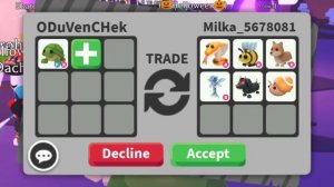 ТРЕЙД ЧЕРЕПАХИ В АДОПТ МИ!😋💗