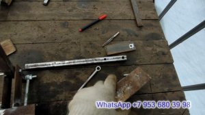 Самодельный минитрактор полный привод. Натяжитель цепи, Педальный узел. Установка рулевой рейки.