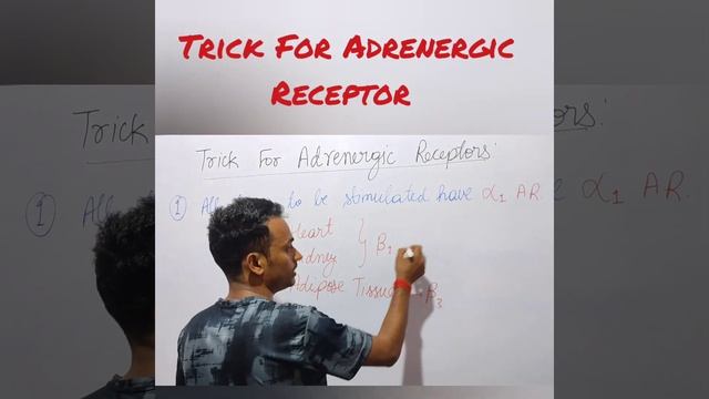 Adrenergic Receptor Trick | Pharmacology Receptors #pharmacology #receptor @pharmaciens смотреть онлайн
