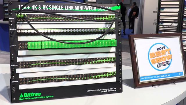 Markertek at NAB Show 2017 - Bittree 12G+ Mini-Weco Patchbays смотреть онлайн