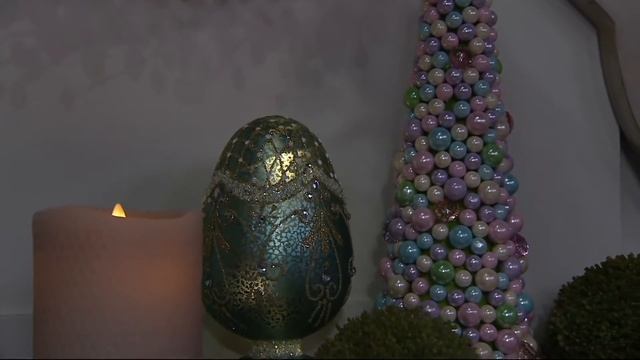 Illuminated Mercury Glass Egg on Pedestal by Home Reflections on QVC смотреть онлайн