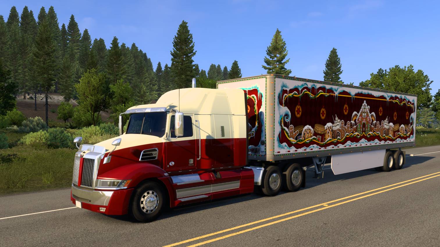 Рейс Кус-Бэй - Town Square в American Truck Simulator. смотреть онлайн