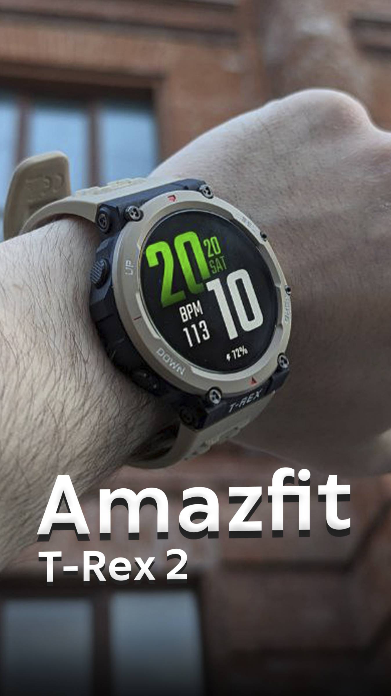 Amazfit T-Rex 2 — умные часы с GPS! смотреть онлайн