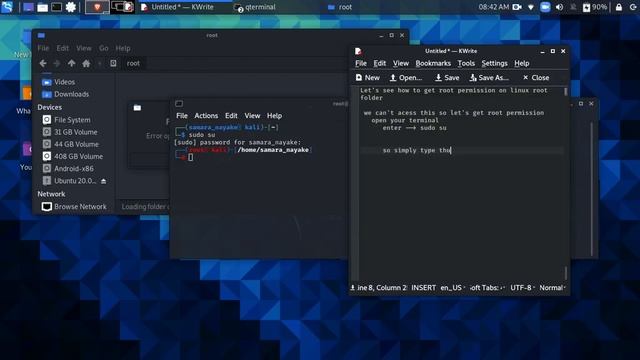Hey guys let's see how to get root permission on Linux. смотреть онлайн
