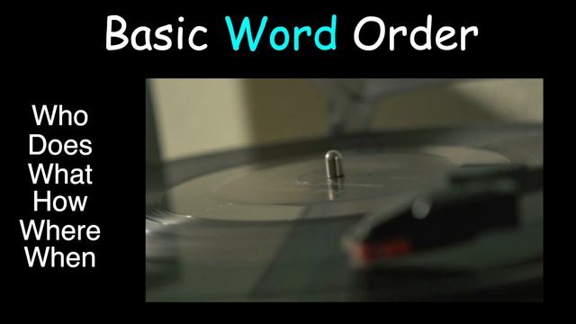 Word order in English смотреть онлайн