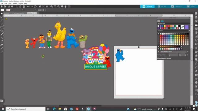3D Shaker Cake Topper Tutorial Class | Silhouette Studio | Very Detailed