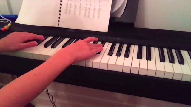 playing dream's manhunt music piano