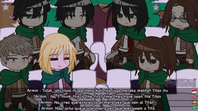 ·|· Past Aot React To Future ·|· Season 4 ·|· Eren Founding Titan ·|· 1/2 ·|· 🇮🇩🇬🇧🇧🇷🇪🇸