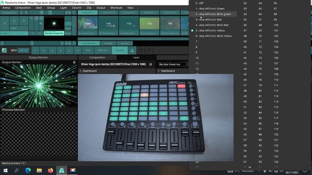 Configurar Colores Del Pad Controlador Midi Akai En Resolume Arena