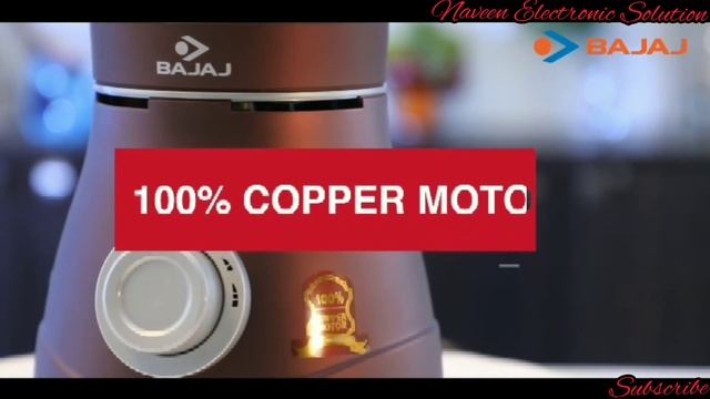 Bajaj IVORA CRIMSON RED MIXER GRINDER। Bajaj 800 Watt MIXER GRINDER Demo video। смотреть онлайн
