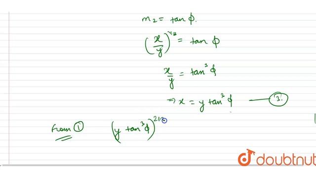 If a normal of curve`x^(2//3)+y^(2//3)=a^(2//3)` makes an angle `phi` from X-axis смотреть онлайн