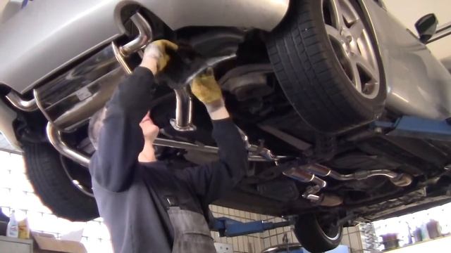350z invidia Q300 exhaust ( after) (Montaz nowego Sportowego ukladu wydechowego ). смотреть онлайн