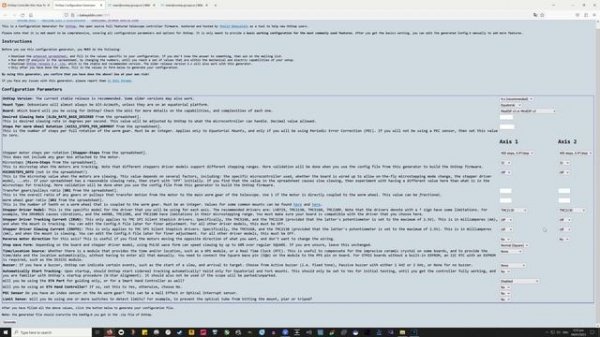 OnStep Configuration, Flashing & Stepper Driver Adjustment