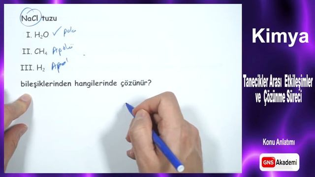 TANECİKLER ARASI ETKİLEŞİM ve ÇÖZÜNME SÜRECİ - KİMYA - KONU ANLATIMI - VİDEOSU смотреть онлайн