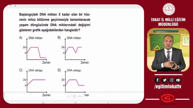 MİTOZ BÖLÜNME 3 - TYT BİYOLOJİ - EĞİTİM TOKAT TV смотреть онлайн