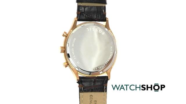 Men's Fossil Ansel Chronograph Watch (FS4639) смотреть онлайн