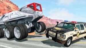 Безумные полицейские погони #128 — BeamNG Drive