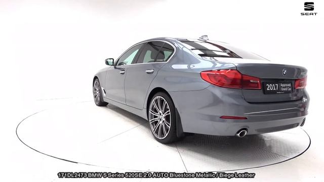 CMG SEAT SLIGO: 171DL2473 BMW 5 Series 520SE 2.0 AUTO Bluestone Metallic / Biege Leather смотреть онлайн