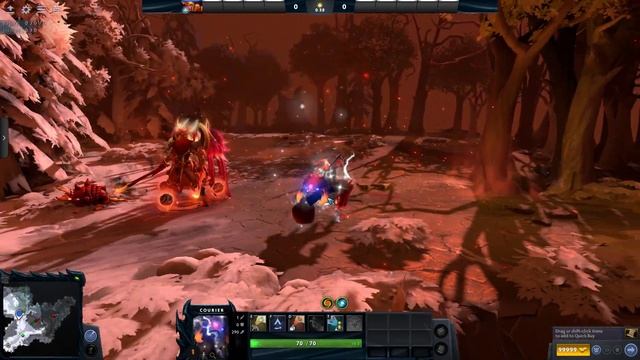 Dota 2 Lava Baby Roshan - Ionic Vapor + Creator's Light смотреть онлайн