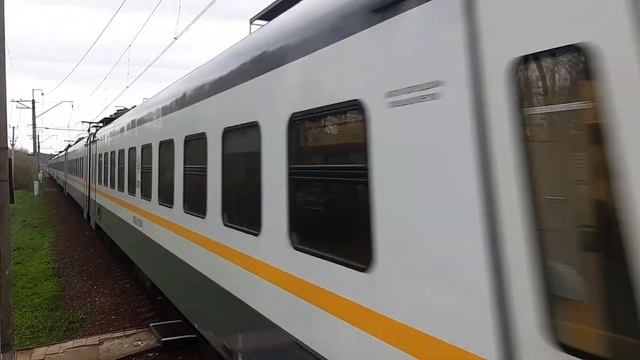 Электропоезд ЭП2Д-0128 платформа Сушкинская до станции Дорохово. 12.05.2022. смотреть онлайн