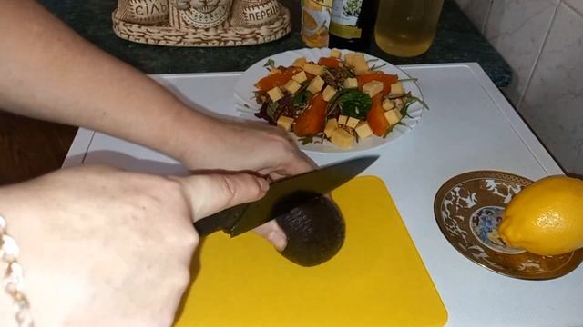 Хурма -це їжа Богів.Persimmon Salad.