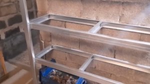 Стеллаж из профиля для гипсокартона.