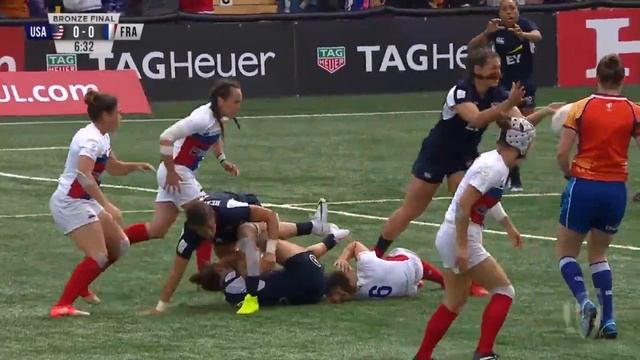 HSBC World Rugby Women's Sevens Series 2019 - Langford Day 2 - Finals смотреть онлайн