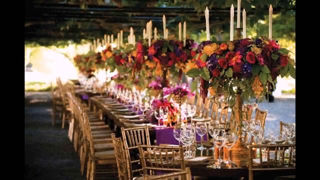 Ideas For Outdoor Wedding Table Decorations смотреть онлайн