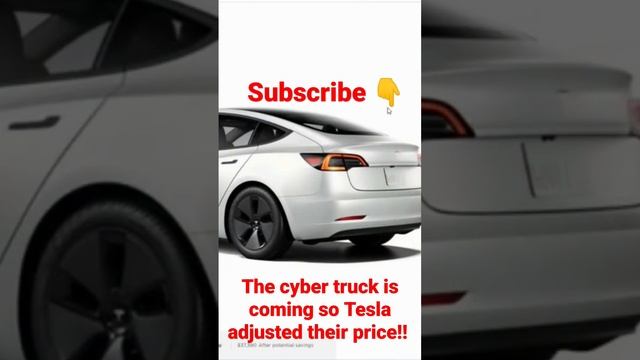 The cyber truck is coming so Tesla adjusted their price!! смотреть онлайн