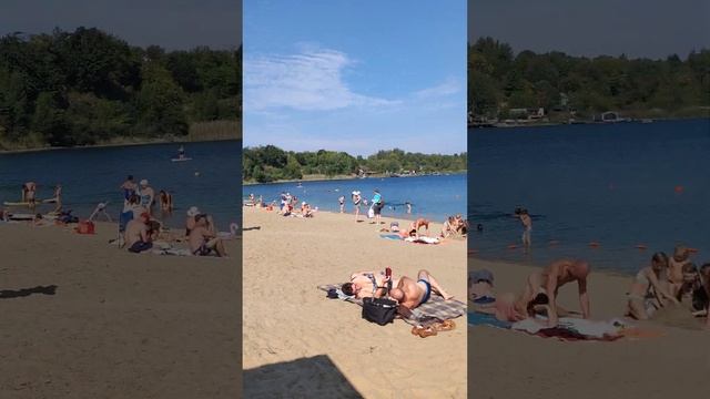 Янтарный обзор Синявиского озера и пляжа. смотреть онлайн