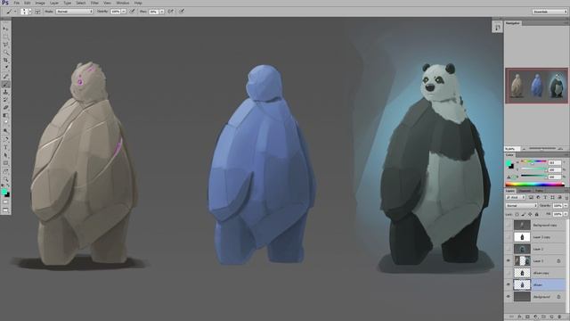 Рисование в Adobe Photoshop. Урок 07. Рисование персонажей. Часть 05 смотреть онлайн