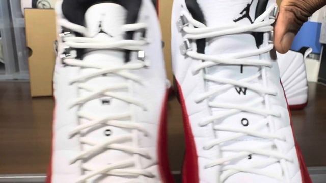 Air Jordan 12 Cherry Real Vs Fake Review. смотреть онлайн