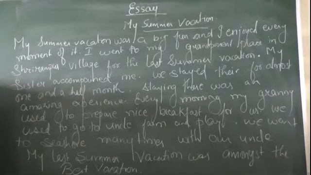 KIDS ESSAY OR 10 LINE ON "MY SUMMER VOCATION" FOR KIDS LEARNING CLASS 2 TO 4 смотреть онлайн