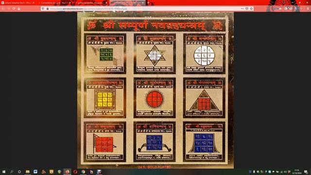 Navagraha Yantra, um remédio para qualquer mapa astral - Curso de Astrologia Védica - Jyotish смотреть онлайн