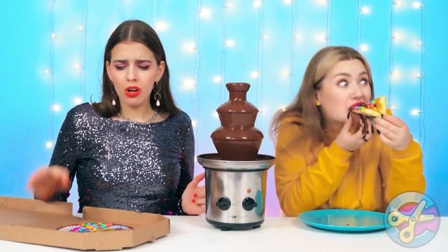 Богатая девушка против бедной #1 | Шоколадный фонтан Челлендж от CRAFTooNS Challenge