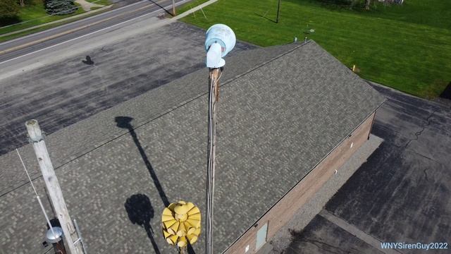 ACA P-10 siren test - drone video - Williamson, NY - 5/3/22 смотреть онлайн