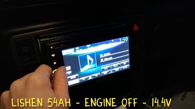 lishen 54ah vs Yinlong 60ah - engine off, burp test 15v & 14.4v, music test 108ah смотреть онлайн