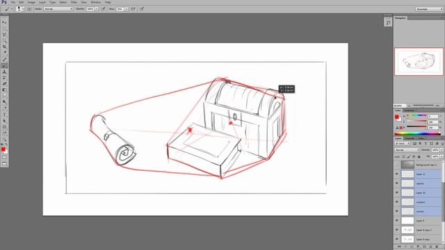 Рисование в Adobe Photoshop. Урок 06. Композиция. Часть 03 смотреть онлайн
